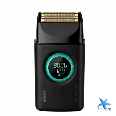 Акумуляторний набір для стрижки VGR Stepless Pro 3 in 1 із зарядною станцією &bull; Машинка, тример і електробритва з 14 насадками