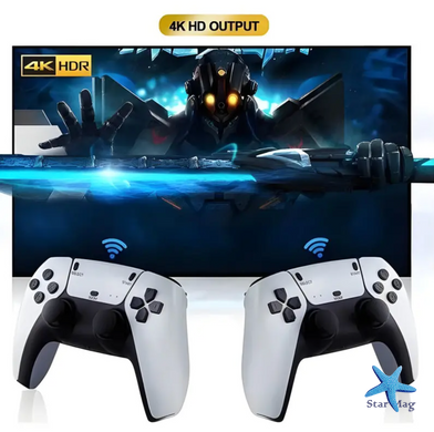 Игровая приставка HDMI M15 Game Stick 4K 64GB ∙ Миниконсоль M15 с 20 000 играми и беспроводными джойстиками