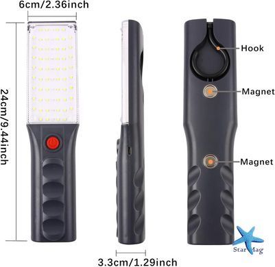 Портативний світлодіодний ліхтарик TORCH ZJ-1258 з гачком для підвішування ∙ Світлодіодний ліхтарик ZJ-1258