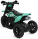 Детский электромотоцикл Cool Mountain 26X-130 зеленый с LED и музыкой &bull; Детский электрический мотоцикл Cool Mountain 26X-130 с пультом, USB и аккумулятором зеленый