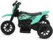 Детский электромотоцикл Cool Mountain 26X-130 зеленый с LED и музыкой &bull; Детский электрический мотоцикл Cool Mountain 26X-130 с пультом, USB и аккумулятором зеленый