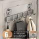 Металлическая вешалка на дверь Storage rack AND 101-20 черная &bull; Навесные крючки в стиле ЛОФТ для одежды, полотенец, сумок и аксессуаров