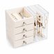 Шкатулка для хранения ювелирных украшений AND XL-1831 Makeup Box &bull; Органайзер для колец, сережек, цепочек, косметики и аксессуаров