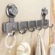 Металлическая вешалка на дверь Storage rack AND 101-20 черная &bull; Навесные крючки в стиле ЛОФТ для одежды, полотенец, сумок и аксессуаров
