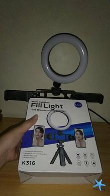 Кольцевая лампа для селфи Multi-Position Fill Light Live Broadcasting