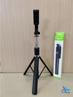 Портативний штатив преміум-класу R1-L Selfie Stick AND 5221 &bull; Монопод-трипод для телефона, фото, відео, стримів і зйомки контенту