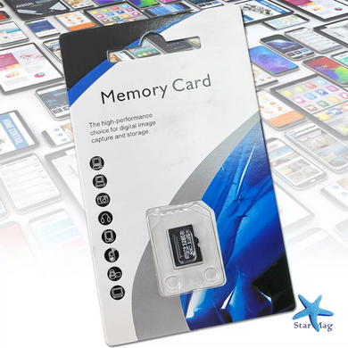 Карта пам&rsquo;яті microSD 128 ГБ &bull; Флеш-карта Memory Card 128 GB для смартфона, камери, відеореєстратора та планшета