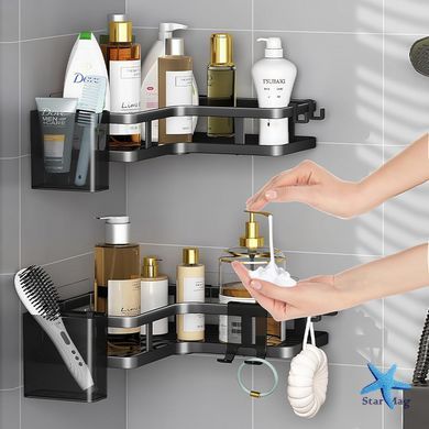 Кутові полиці для ванної Corner Shower Caddy ∙ Компактне та зручне зберігання аксесуарів Corner Shower Caddy