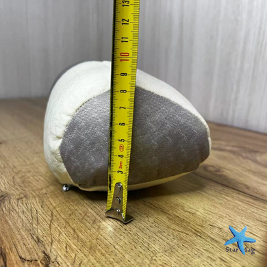 Подушка для шеи с гречневой лузгой 40&times;15&times;12 см &bull; Валик под шею из гречихи для сна, отдыха, дома, офиса и поездок