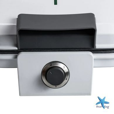 Вафельниця для бельгійських вафель 1200 Вт Sokany KJ-510 у формі серця, 10 шт ∙ Антипригарне покриття