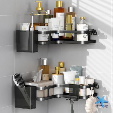 Кутові полиці для ванної Corner Shower Caddy ∙ Компактне та зручне зберігання аксесуарів Corner Shower Caddy