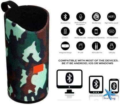 Акустична система T&G TG113 з Bluetooth та захистом від бризок ∙ Портативна колонка TiG TG113