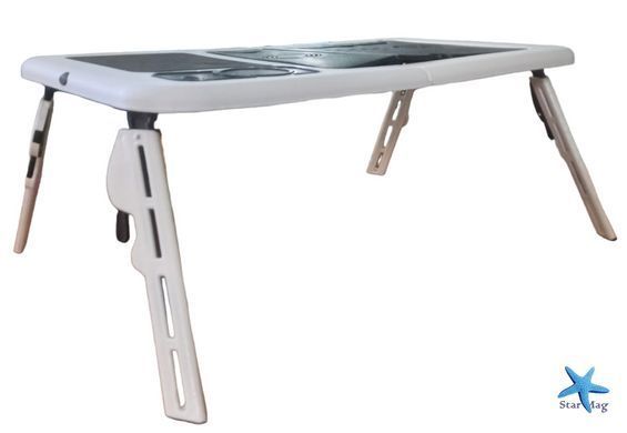 Подставка для ноутбука E-Table LD09 &bull; Многофункциональный складной столик с кулером