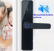 Умный дверной замок SMART TUYA AND 5323 черный &bull; Электронный кодовый замок с отпечатком пальца, паролем, картой и Bluetooth-управлением