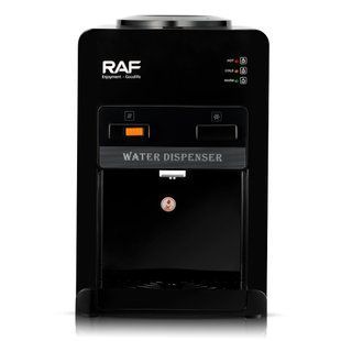 Настольный кулер для воды RAF R.11001 1000 Вт &bull; Диспенсер с горячей и холодной водой, электронным охлаждением и верхней загрузкой бутыли