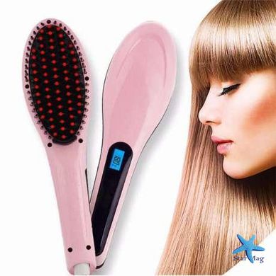 Электрическая расческа-выпрямитель волос FAST HAIR STRAIGHTENER HQT-906 с функцией ионизации