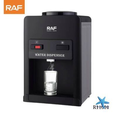 Настольный кулер для воды RAF R.11001 1000 Вт &bull; Диспенсер с горячей и холодной водой, электронным охлаждением и верхней загрузкой бутыли