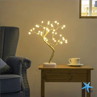 Настольный декоративный светильник Bonsai Tree · LED ночник лампа Дерево