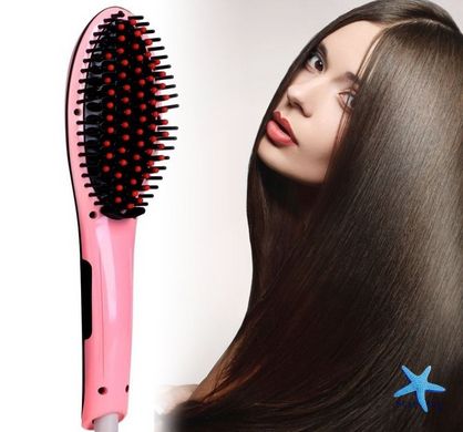 Электрическая расческа-выпрямитель волос FAST HAIR STRAIGHTENER HQT-906 с функцией ионизации