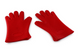 Жароміцні термостійкі рукавички – прохватки RED GLOVE Силіконові прихватки рукавиці для гарячого