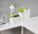 Органайзер для кухні Sink Tidy Set 3 в 1 Дозатор миючих засобів + дозатор мила + тримач кухонного приладдя