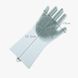 Силиконовые многофункциональные перчатки для мытья и чистки Magic Silicone Glov Серый PR3