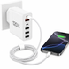 Кабель Type-C&ndash;Type-C 26X-198 60W 1 м белый &bull; Кабель USB-C&ndash;USB-C 26X-198 для быстрой зарядки iPhone 17 Pro Max с тканевой оплеткой и SIM-ключом