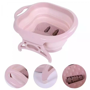Ванночка-масажер для ніг Footbath Massager 00082 &bull; Складаний гідромасажер Footbath Massager 00082 для стоп з роликовим масажем