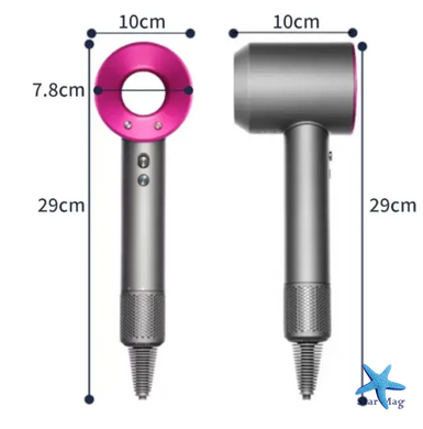 Фен для волос Leafless Hair Dryer S238-1 для дома и салона ∙ Легкий и ионный фен Leafless Hair Dryer S238-1