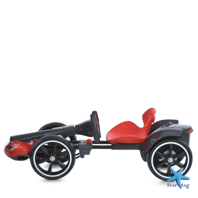 Дитячий електромобіль GO KART F1 з пультом і Bluetooth 390 Вт червоний &bull; Дитячий електрокарт GO KART F1 на акумуляторі з пультом керування