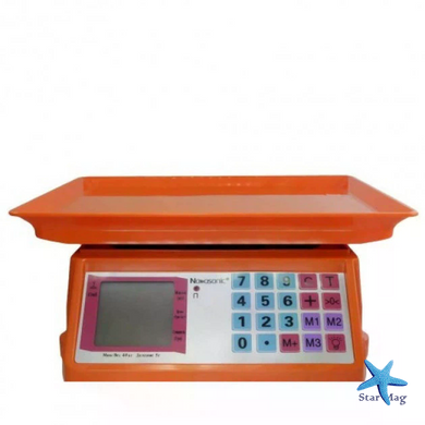 Весы Nocasonik NK-4017 до 50 кг &bull; Торговые электронные весы Nocasonik NK-4017 с аккумулятором 4 В и расчетом стоимости