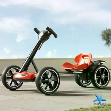 Дитячий електромобіль GO KART F1 з пультом і Bluetooth 390 Вт червоний &bull; Дитячий електрокарт GO KART F1 на акумуляторі з пультом керування