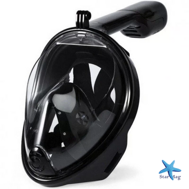 Маска полнолицевая Tribord Freebreath для снорклинга и плавания &bull; Маска для подводного наблюдения с трубкой Dry Top и панорамным обзором