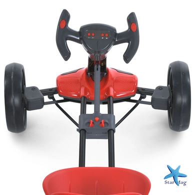 Дитячий електромобіль GO KART F1 з пультом і Bluetooth 390 Вт червоний &bull; Дитячий електрокарт GO KART F1 на акумуляторі з пультом керування