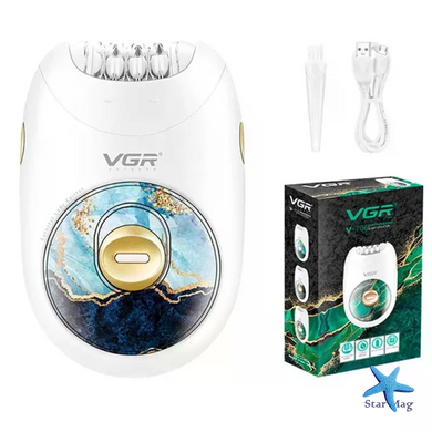 Эпилятор VGR V-706 &bull; Аккумуляторный женский пинцетный эпилятор VGR V-706 с USB зарядкой для удаления волос дома