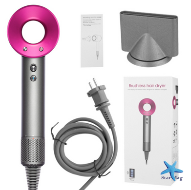 Фен для волос Leafless Hair Dryer S238-1 для дома и салона ∙ Легкий и ионный фен Leafless Hair Dryer S238-1