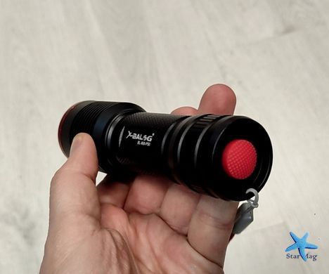 Тактичний ручний акумуляторний ліхтар Police Zoom X-Balog BL-868 &bull; Ліхтар P50 з USB та зумом для туризму прогулянок і екстрених ситуацій