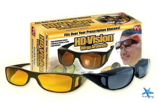 Антивідблискові окуляри для водіння HD Vision 2 шт в комплекті