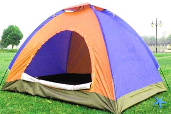 Туристическая складная палатка двухместная,  200x150 см