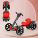 Дитячий електромобіль GO KART F1 з пультом і Bluetooth 390 Вт червоний &bull; Дитячий електрокарт GO KART F1 на акумуляторі з пультом керування
