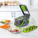 Овощерезка мультислайсер AND1536 Vegetable Cutter &bull; Ручной измельчитель для овощей, фруктов, салатов и домашней нарезки