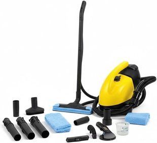 Пароочиститель DF-968 1800 Вт &bull; Пароочиститель-отпариватель TV-SH-01/DF-968 1 л, 3 бар с насадками для дома, пола, стекла и одежды
