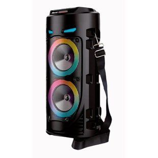 Портативна колонка Sing-e ZQS4239 з мікрофоном і світломузикою &bull; Bluetooth колонка для музики, караоке, дому та відпочинку
