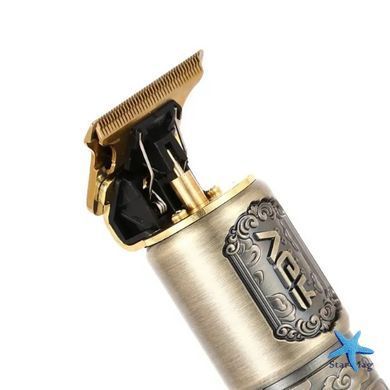 Триммер VGR V-073 аккумуляторный для бороды и волос ∙ Аккумуляторная машинка для стрижки от USB + 4 насадки VGR V-073