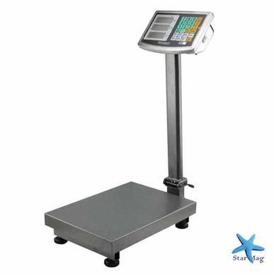 Платформенные весы Wimpex WX-350 350 кг &bull; Торговые весы Wimpex WX-350 с платформой 40&times;50 см, стойкой и аккумулятором 6 В