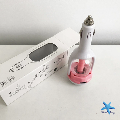 Автомобільний зволожувач повітря Air Purifier BA-3 блакитний &bull; Компактний освіжувач повітря 12V з холодною парою для авто, офісу та дому