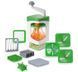 Ручна овочерізка з контейнером Genius Nicer Dicer Кухонний слайсер - терка з насадками 7 в 1
