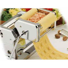 Паста-машина 3 в 1 с насадкой для равиоли Лапшерезка + Равиольница + Тестораскатка Pasta Set