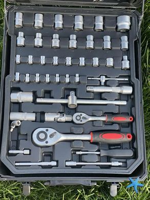 Большой профессиональный набор инструментов в чемодане 408 предметов · Универсальный набор инструментов для дома и авто с трещеткой