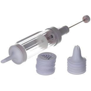 Шприц для печенья с насадками для декорирования Cookie Press and Cake Decorator Set ∙ Кондитерский шприц-пресс с насадками для печенья и крема Cake Decorator Set